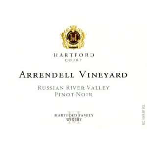  2006 Hartford Court Arrendell Vineyard Pinot Noir 750ml 