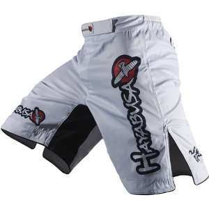  Hayabusa Official MMA Shiai Fight Shorts   White / Size 32 