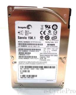 4x Seagate & Fujitsu 3.5 Server Hard Drives  73 GB  15,000 rpm 