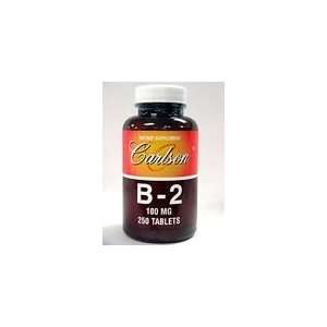  Carlson Labs Vitamin B2 100 mg   100 Tablets Health 