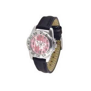  Wake Forest Demon Deacons Ladies Sport Watch with Leather Band 