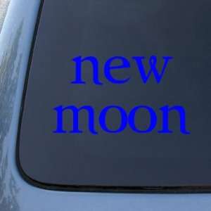 NEW MOON   Twilight   Vinyl Car Decal Sticker #1861  Vinyl Color 