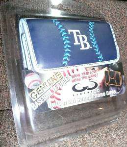Tampa Bay Rays Baseball Leather Cell Phone Clip Case  