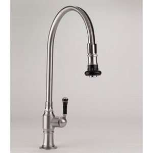   Faucets Stainless Steel Single Lever with Pull Off Spray Right Hand