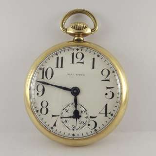 Vintage Waltham 5 Position 21 Jewel Pocket Watch Runs Great & Clean 