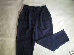 NEW womens navy blue BENTLEY dress pants size 10 12 S  