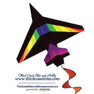 Black Rainbow Airplane Kite Toys & Games