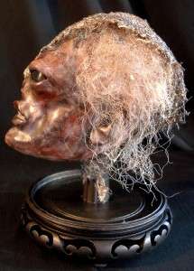MUMMY HEAD Gothic OOAK Sculpted ART by D.L. Marian  
