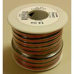   14AWG Red & Black Bonded Speaker Wire 25 Roll Electronics