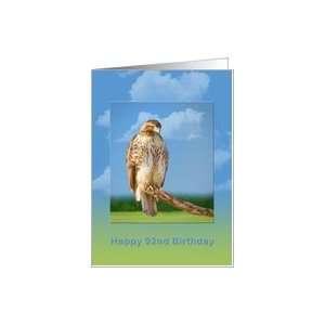  Birthday, 92nd, Rough Legged Hawk Card Toys & Games