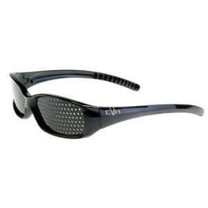  Pinhole Glasses Black Wraparound
