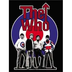  THE WHO GROUP BAND LOGO FABRIC POSTER