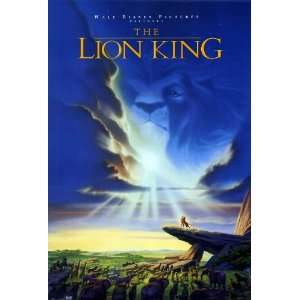 The Lion King 1994 27x40 MOVIE POSTER 