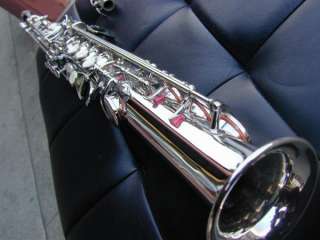 Berkeley Silver Bb Soprano Saxophone (Straight&Curved)  