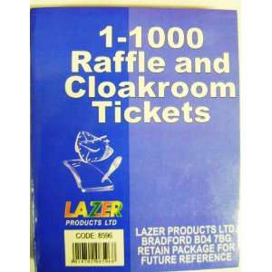   1000 clockroom and raffle tickets [Kitchen & Home]