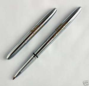 Fisher Space Pen #400 FSP Engraved Chrome Bullet Pen  