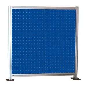   Panel Single Sided Bench Mounted Stand   Classic Blue
