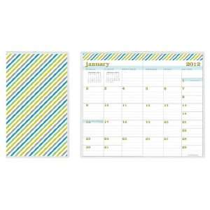  2012 Blue Sky Egg Press Stripes Monthly Planner 3.75 X 6 
