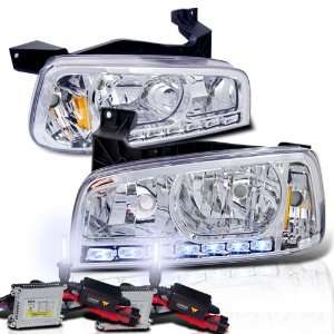   Kit+2006 2010 Dodge Charger LED 2in1 Head Lights+corners Automotive