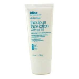  Makeup/Skin Product By Bliss Fabulous Face Lotion with SPF 