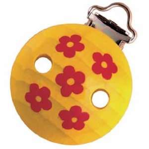   Haba Baby Toy Clip Yellow with Flowers with Nickel free Clip Toys