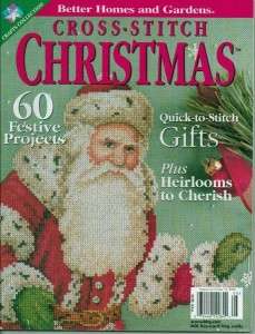 Better Homes and Garden Cross Stitch Christmas Magazine XMAS Holiday 