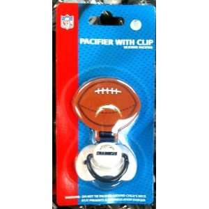    NFL Pacifier with Clip   San Diego Chargers 
