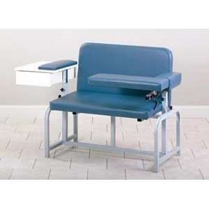  Bariatric blood drawing chair with upholstered seat/drawer 