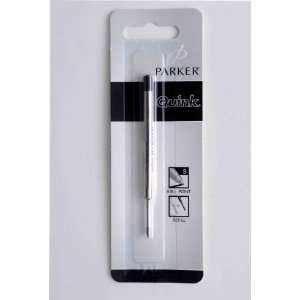 Parker   Quink 1 Black Ball Pen Refill in Blister or Plastic Tube 