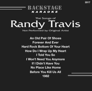 Karaoke CD+G Backstage 5917 Best RANDY TRVIS New CDG  