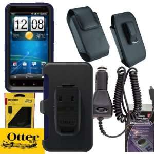 Otterbox BLUE Defender Case for HTC Vivid & Raider with Heavy Duty Car 
