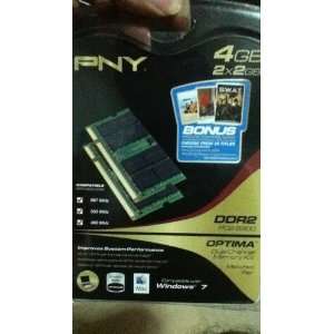  PNY OPTIMA 4GB (2x2GB) Dual Channel Kit DDR2 667 MHz PC2 