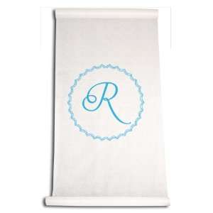 Ivy Lane Design Wedding Accessories Aisle Runner with Initial, Letter 