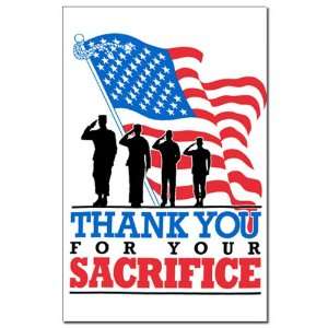  Poster Print US Military Army Navy Air Force Marine Corps Thank You 