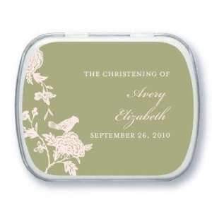  Personalized Mint Tins   Garden Floral Chenille By Le 
