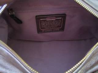 COACH Parker Leather Shoulder Zip Bag 13465 Rosegold  