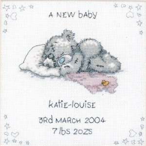  A New Baby   Tatty Teddy Cross Stitch Kit Arts, Crafts 