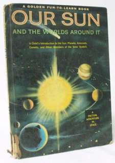 Our Sun And The Worlds Around It Jene Lyon Vintage 1957  