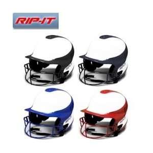 Rip It Vision Helmet w/ Mask   Youth Fastpitch   Royal