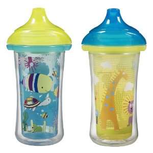  Munchkin Click Lock 2 Count Insulated Sippy Cup, 9 ounce 