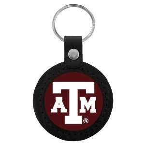  Texas A&M Classic Logo Leather Key Tag 