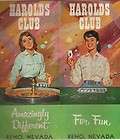 1961 Vintage Harolds Club Story Reno Nevada Promo Brochure Casino 