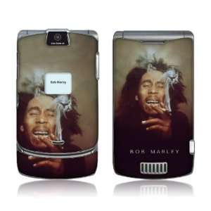   Motorola RAZR  V3 V3c V3m  Bob Marley  Smoke Skin Electronics