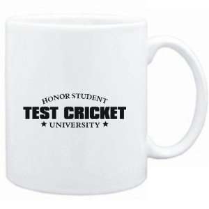  Mug White  Honor Student Test Cricket University  Sports 
