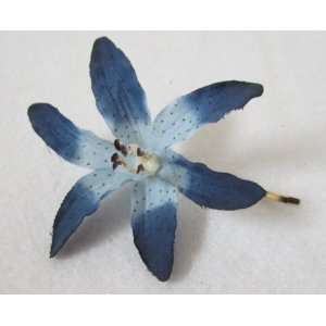  NEW Small Blue Lily Hair Bobby Pin, Limited. Beauty