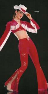TEXAS Cowgirl Pageant Rhinestone Dance Costume CHOICE  