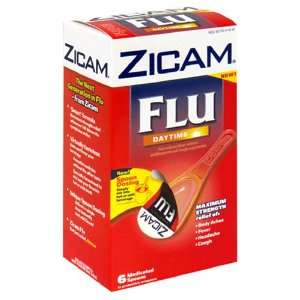  Zicam Flu Medicated Spoons, Maximum Strength, Daytime, 6 