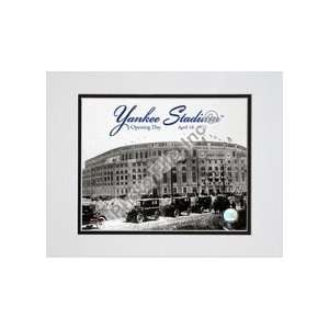  Yankee Stadium 1923 Opening Day With Overlay Double Matted 