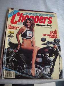   MAGAZINES QTY 4 1977 81 CHOPPERS & BIG BIKES REAL BIKER LIFESTYLE