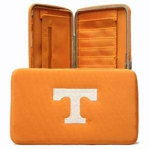 Tennessee Lady Vols Big T Embroidered Flat Hinged Hinge Clutch Opera 